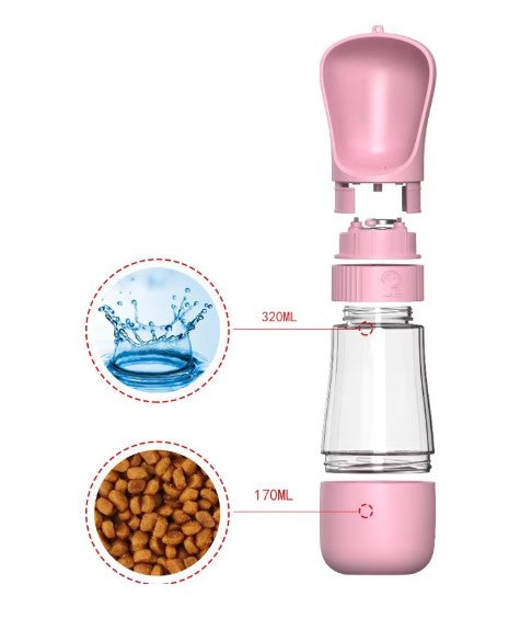 SipPup™ 2-in-1 Water & Snack Bottle