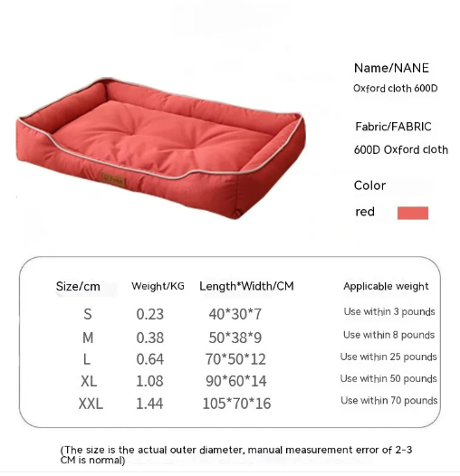 DreamDen™ Chew-Resistant Waterproof Dog Bed