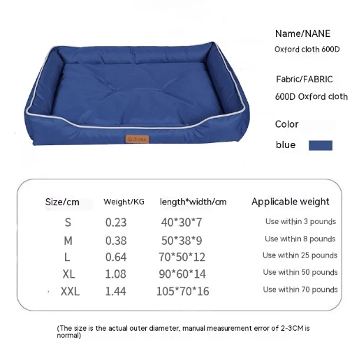 DreamDen™ Chew-Resistant Waterproof Dog Bed